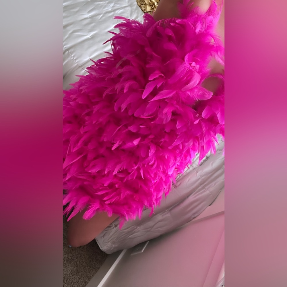 Feather dress NWT sz M